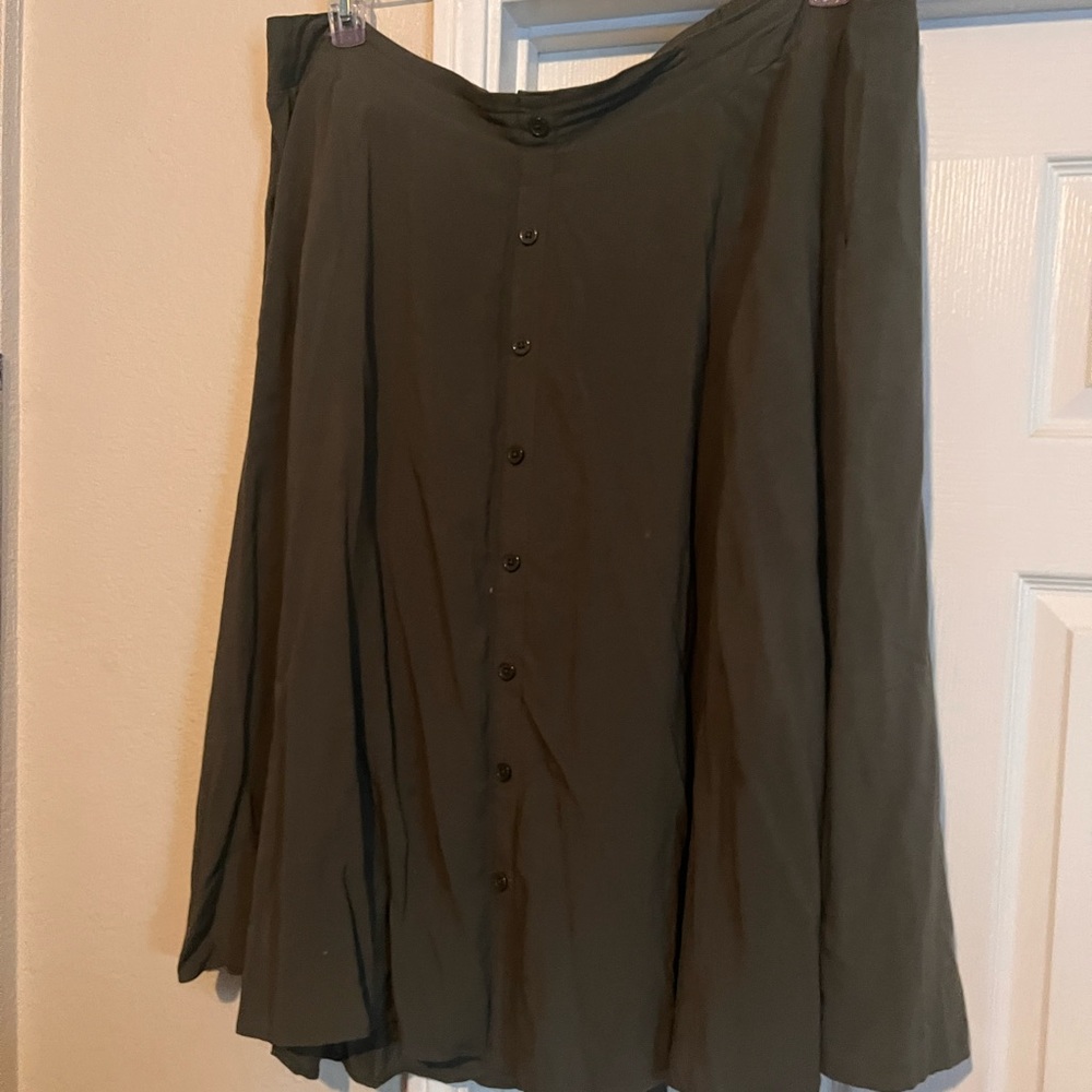 A-line maxi skirt